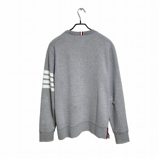 THOM BROWNE 4バーディストロイドヴィンテージスウェットシャツ 119199858