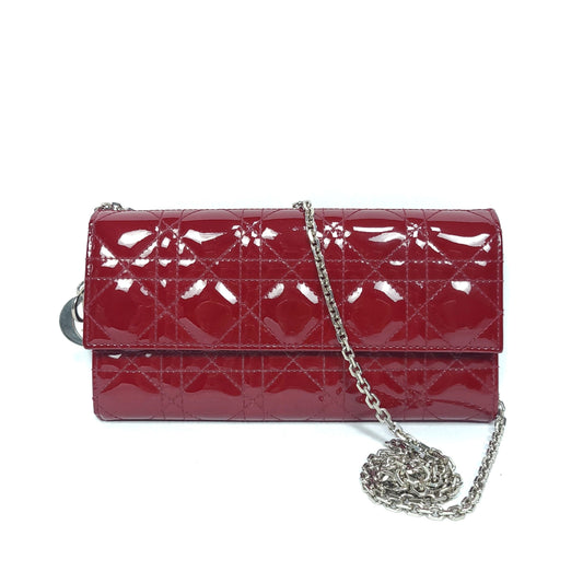 Dior Lady Croisette Patent WOC Chain Shoulder Bag 1317 119203173