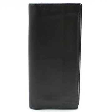 Prada Black Saffiano Lettering Logo Long Wallet 119261463