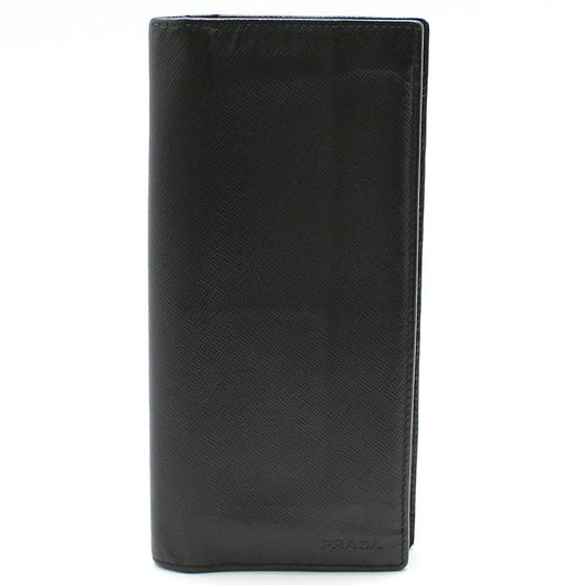 Prada Black Saffiano Lettering Logo Long Wallet 119261463