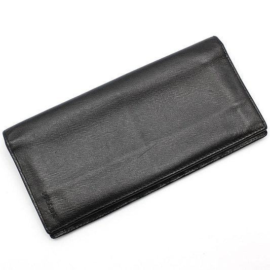 Prada Black Saffiano Lettering Logo Long Wallet 119261463