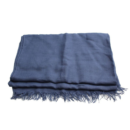 Jil Sander Blue Modal Wool Scarf 119286803
