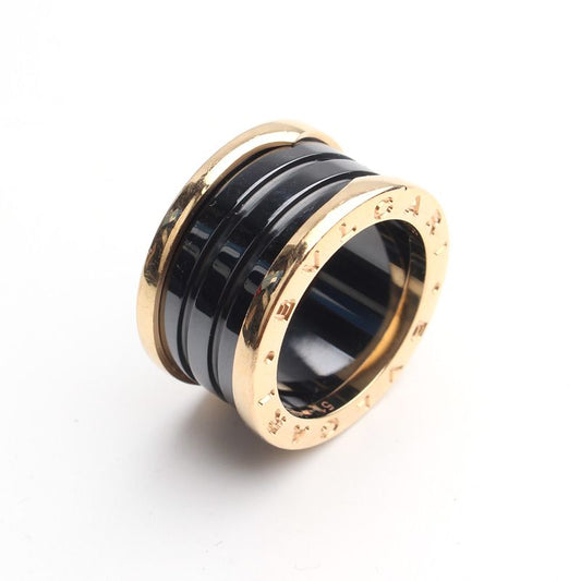 BVLGARI B.zero1 750 Pink Gold Black Ceramic 3-Ring Ring 11 119364184