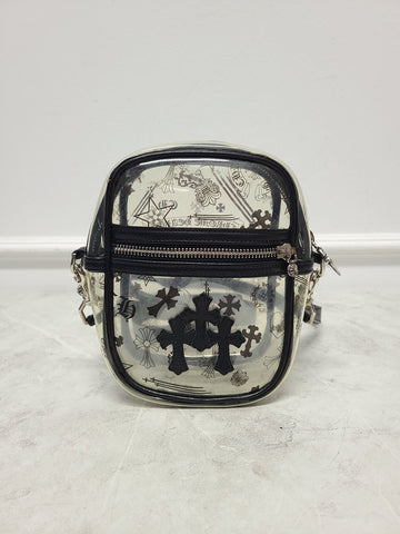 Chrome Hearts Black PVC Triple Cemetery Mini Takabak 119372095