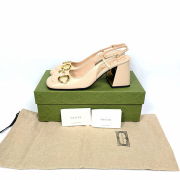 GUCCI Pferdebit Mid-Heel Slingback Pumps 1346 119409285