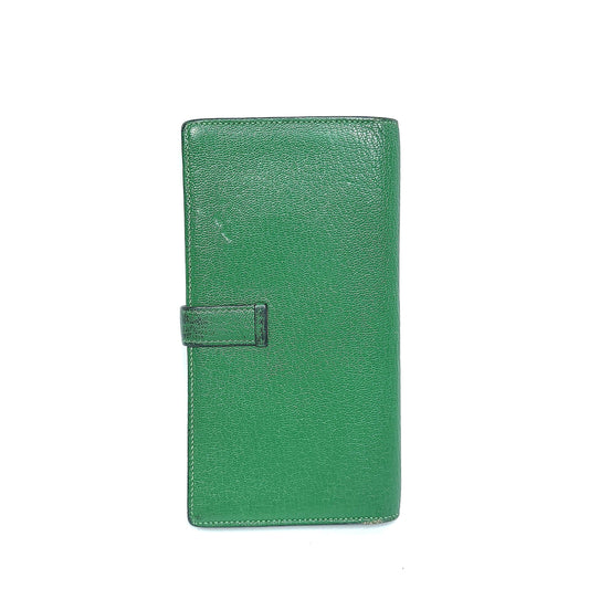 Hermes Bean Long Wallet Green 1372 119413272