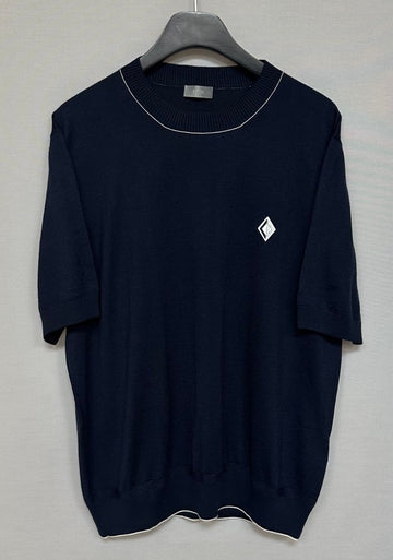 DIOR CD DIAMOND ロゴ ニット 半袖Tシャツ (110) 119477409