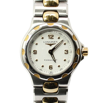 Longines L1.130.3 Conquest Quartz Gold-Plated Combi Steel Women's Watch 22MM 119478668