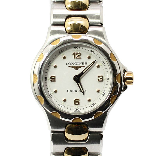 Longines L1.130.3 Conquest Quartz Gold-Plated Combi Steel Women's Watch 22MM 119478668