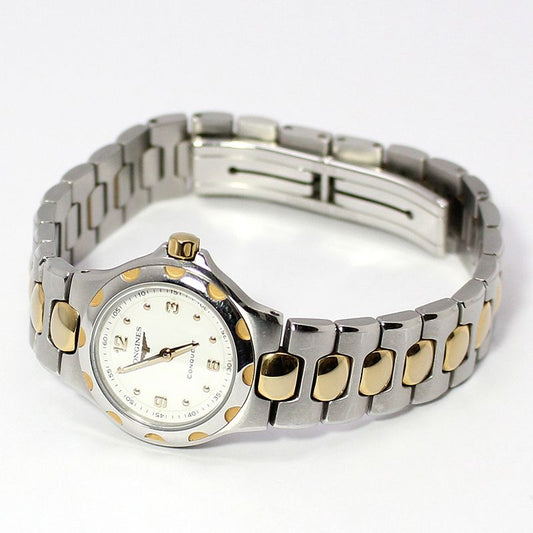 Longines L1.130.3 Conquest Quartz Gold-Plated Combi Steel Women's Watch 22MM 119478668