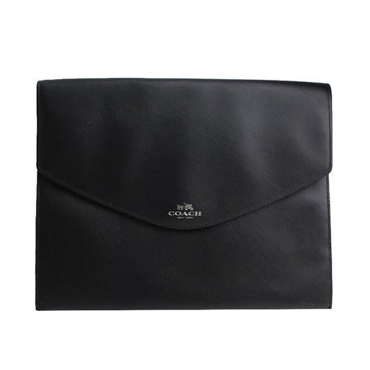 COACH ブラックサフィアーノクラッチバッグ 119486135