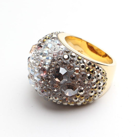 Swarovski Two-Tone Crystal Pavé Ring 12 119486893