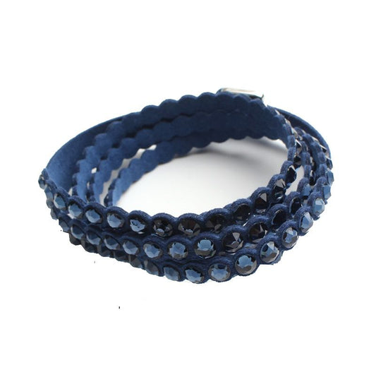 Swarovski Navy Blue Crystal Necklace and Bracelet 12345 119488532