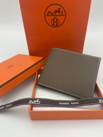 Hermes Citizen Twill Compact Wallet Etoupe H084202CAAD 119495679