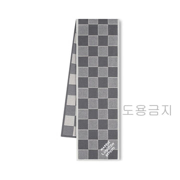 Louis Vuitton Scarf Muffler Damier Heritage Grey M92637 119503626