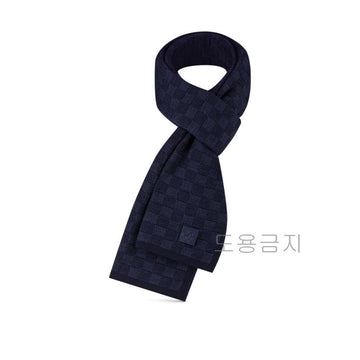 LOUIS VUITTON Schal Männer Petit Damier Navy M77987 119503679