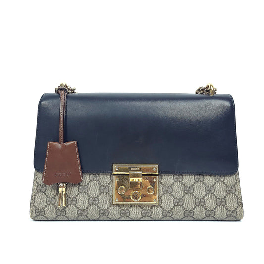 GUCCI Paddle Lock Ketten Schultertasche Groß 1423 119564756