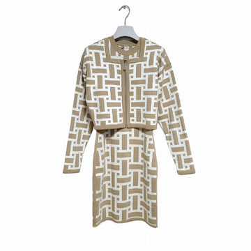 HERMES Mosaik Zweiteiler Beige Toast 1437 119570111