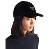 Prada Triangle Logo Velvet Baseball Cap Gold Black 1HC336 068 F0002 119570191 [P]