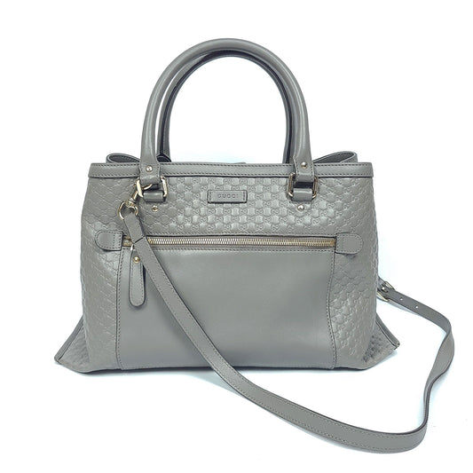 GUCCI マイクロシマ ジッパー 2ウェイバッグ 119573214
