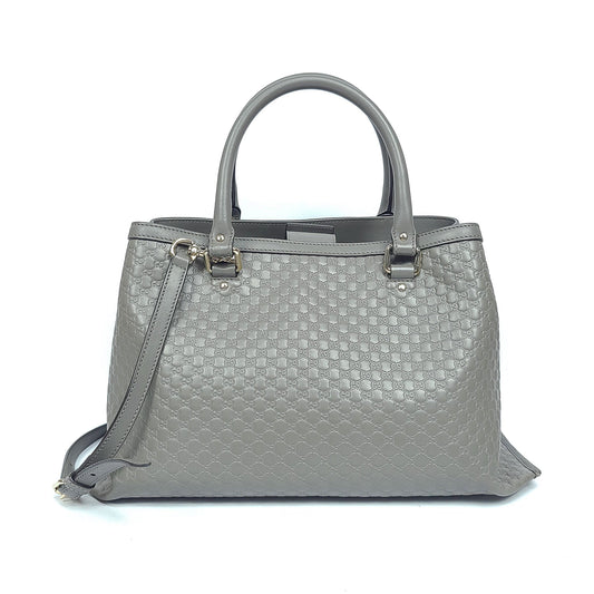 GUCCI マイクロシマ ジッパー 2ウェイバッグ 119573214