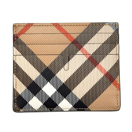 Burberry Toll Check Card Holder L207300 119576217