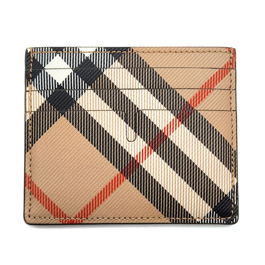 Burberry Toll Check Card Holder L207300 119576217