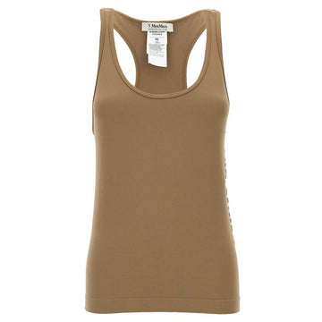 MaxMara 24FW FORTUNA Logo Sleeveless Top Brown 2429946011 008 119577497