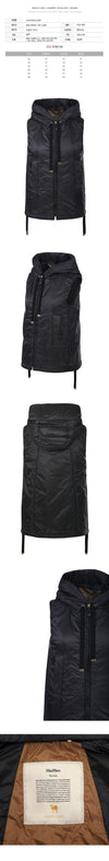 MAXMARA Greengo Kapuzenweste Schwarz 2429296014 009 119577643 [P]