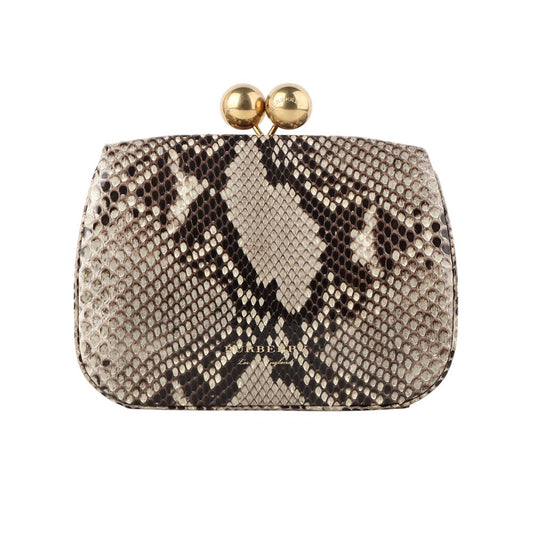 BURBERRY パイソンフレームスモールクロスバッグ 40681811 119671026