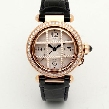 Cartier Pasha Watch Grid WJPA0020 Pink Gold 35 Medium Unisex Watch Diamond 2022 Warranty Box 119791068
