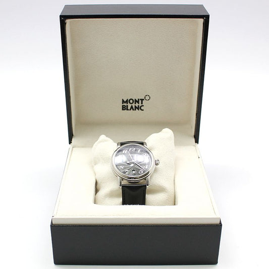Montblanc Meisterstück 7072 40MM Star Date Quartz Leather Band Watch 119798026