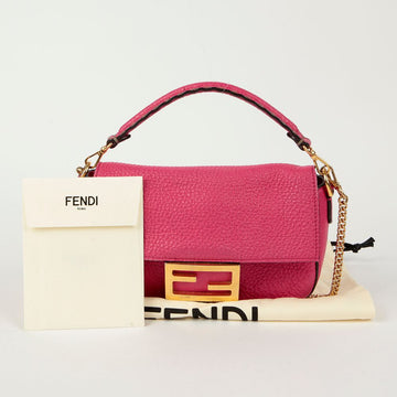FENDI 8BS017 Mini Baguette Tote Schultertasche 120148361
