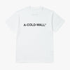 A-COLD-WALL エッセンシャルロゴ 男性用 半袖Tシャツ ACWMTS092 WHITE 146710757 [P]
