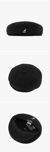 Kangol K3164HT BLACK Hocker Wool Newsboy Cap 144767932 [P]