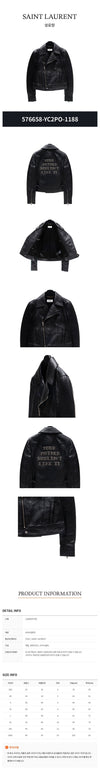 SAINT LAURENT Damen Bikerjacke 39052948 [P]