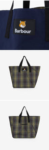 BARBOUR リバーシブル トートバッグ フォックスヘッド 144591886 [P]