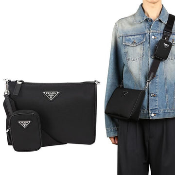 PRADA Logo Rinalylon Crossbody Bag 2VH113 2DMH F0002 115011369 [P]
