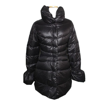 BLUMARINE ブラックグースダウンパディングコート 44 119870194