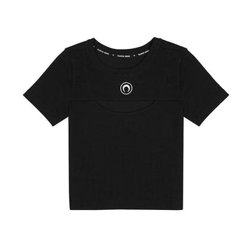 MARINE SERRE WTT023A CJER0011 BK99 Damen T-Shirt 119922261