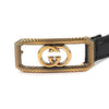 GUCCI インターロッキング G バックル スリム ベルト 115106328 [P]