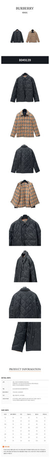BURBERRY リバーシブル ヴィンテージ チェック 温度調整キルティング ジャケット 8049139 33913441 [P]