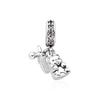 Pandora Baby Treasure Triple Pendant and Dangle Silver Charm 145430596 [P]