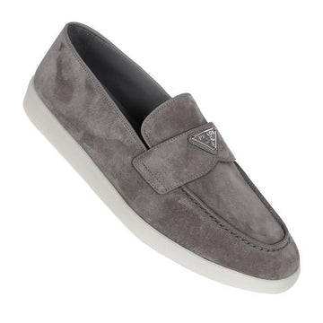 PRADA スエードローファー 三角ロゴ 2DG124 103 F073E 74151517