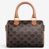 Celine Small Boston Triumph Canvas Calfskin 113772CAS04LU 100296312 [P]