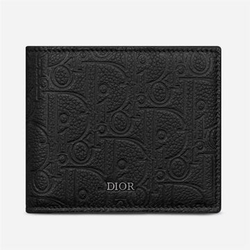 Dior Men's Calfskin Bi-Fold Wallet 2ESBH027FLG_H00N 86159795