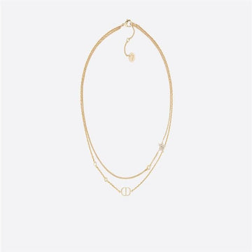 DIOR PETIT CD Doppelhalskette Gold N1155PMTCY 64271179