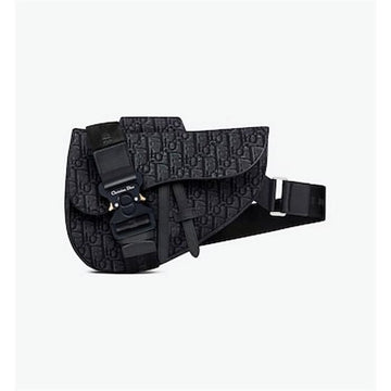 DIOR SADDLE Tasche Schwarz Oblique Jacquard 1ADPO093YKY_H00N 65722270