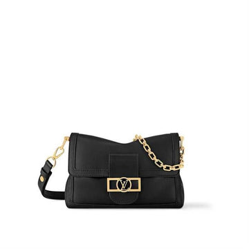 LOUIS VUITTON Dophin Soft MM Schwarz M25209 75561085