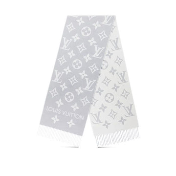 LOUIS VUITTON シンプリー シグネチャー スカーフ ライトグレー M77727 65041912